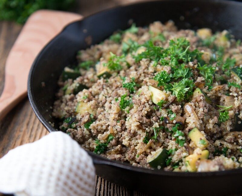 Lamb-Quinoa Breakfast Hash