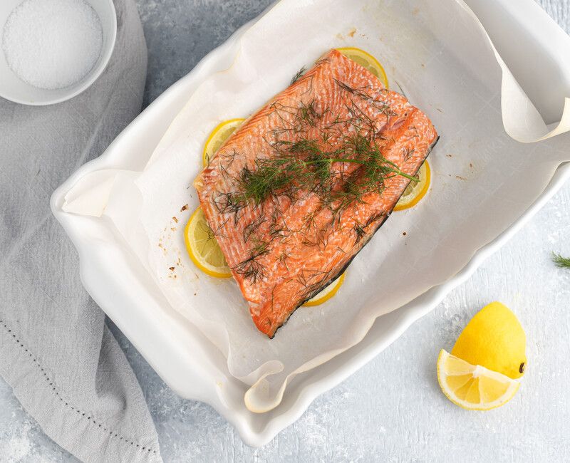 Lemon Herb Roasted Salmon