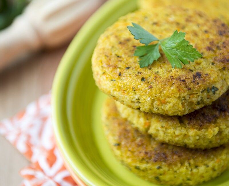 Lemon Millet Patties Vegan Gluten-Free