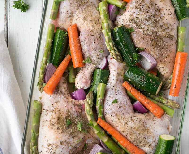 Vegetable Chicken Bake