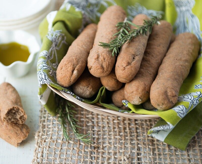 Rosemary Sea Salt Breadsticks