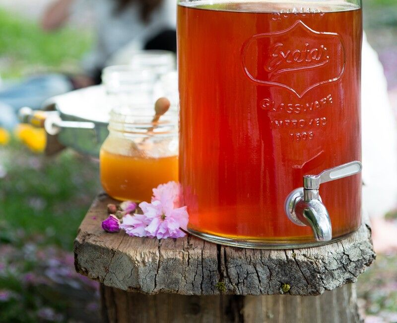 Rooibos Rose Iced Tea