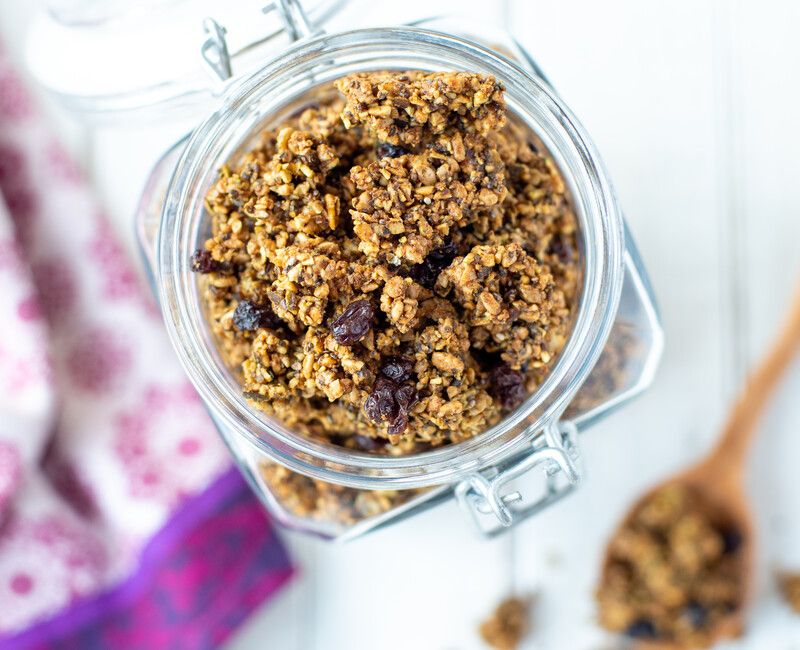 NUT-FREE GRAIN-FREE Spiced Seed Granola