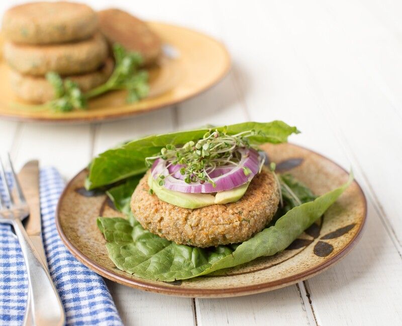 Vegan Gluten-Free Sunny Sunflower Seed Burgers