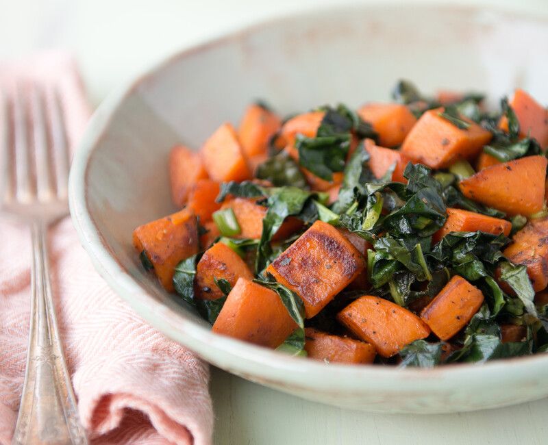 Sweet Potato-Kale Hash