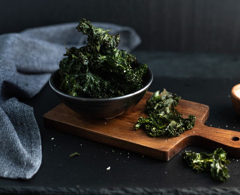 Salt and Pepper Kale Chips