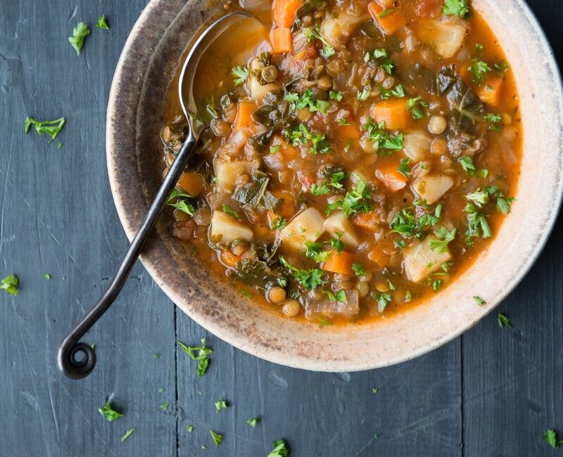 Winter Vegetable Lentil Soup