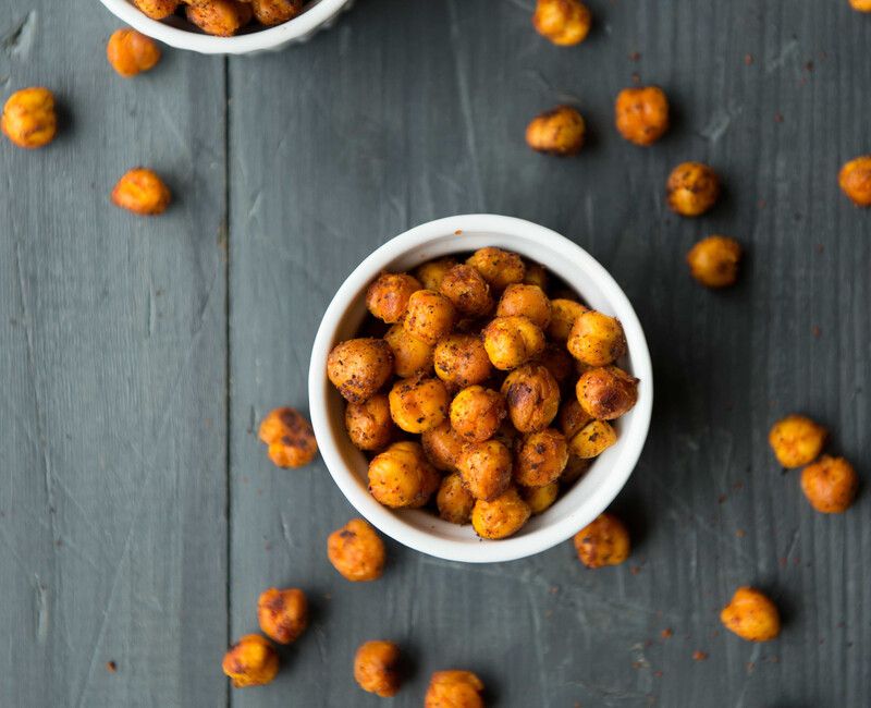 Smoked Paprika Roasted Chickpeas Vegan