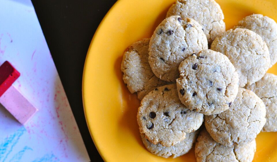 Banana Coconut Cookies (grain-free, sugar-free, vegan)