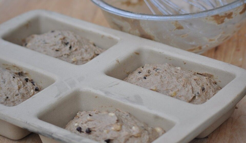 Gluten-Free Chocolate Chip Banana Teff Bread