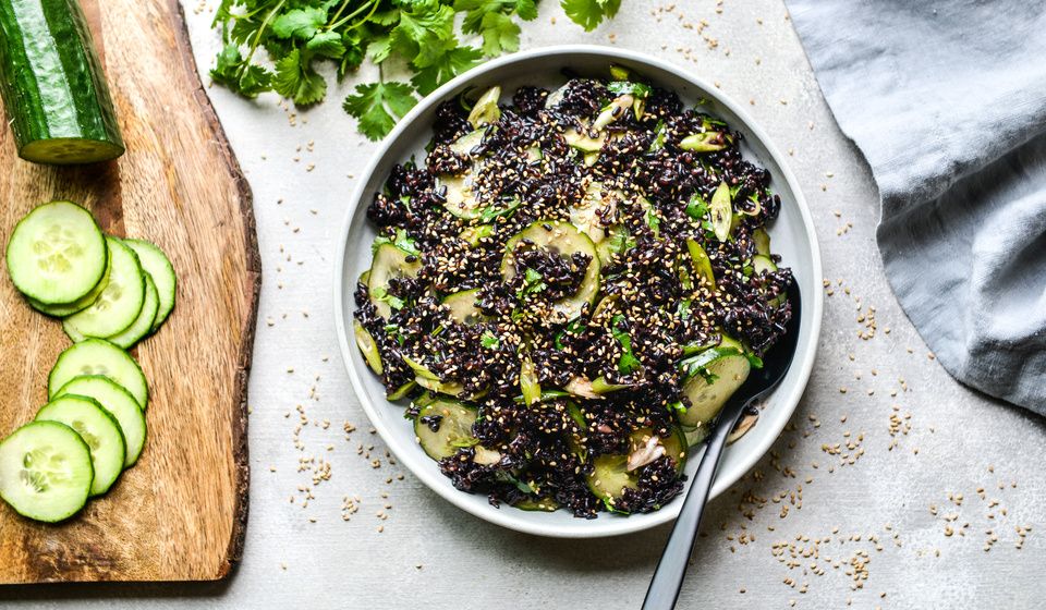 BLACK RICE AND CUCUMBER SALAD-2